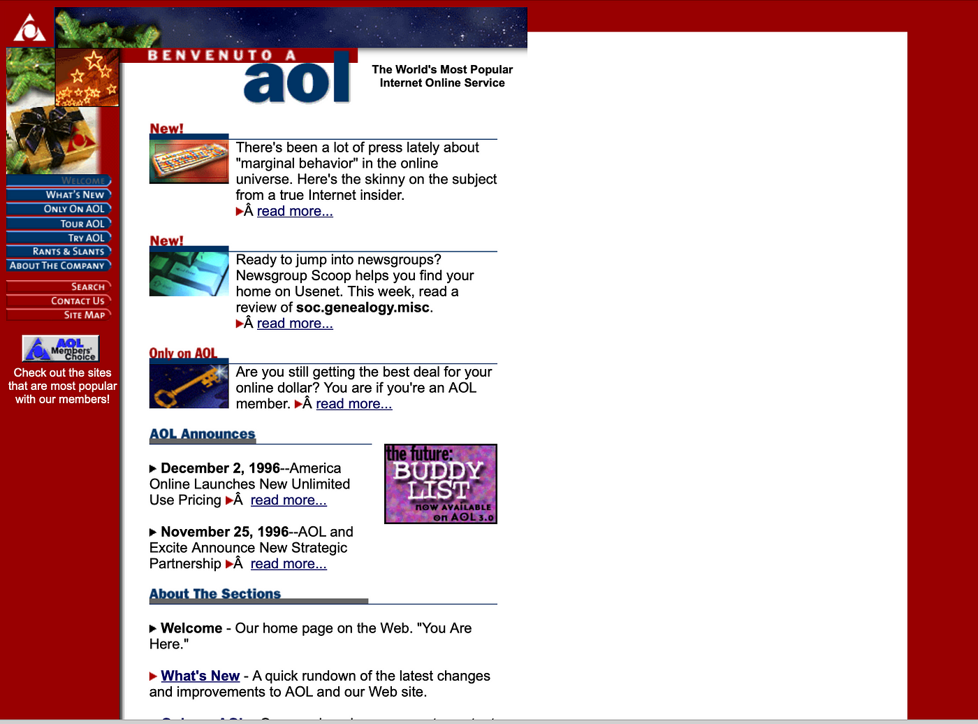 AOL in 1995